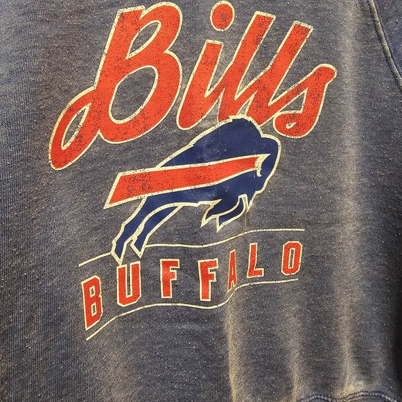Vintage Blue Buffalo Bills Sweatshirt - Picture 3 of 5